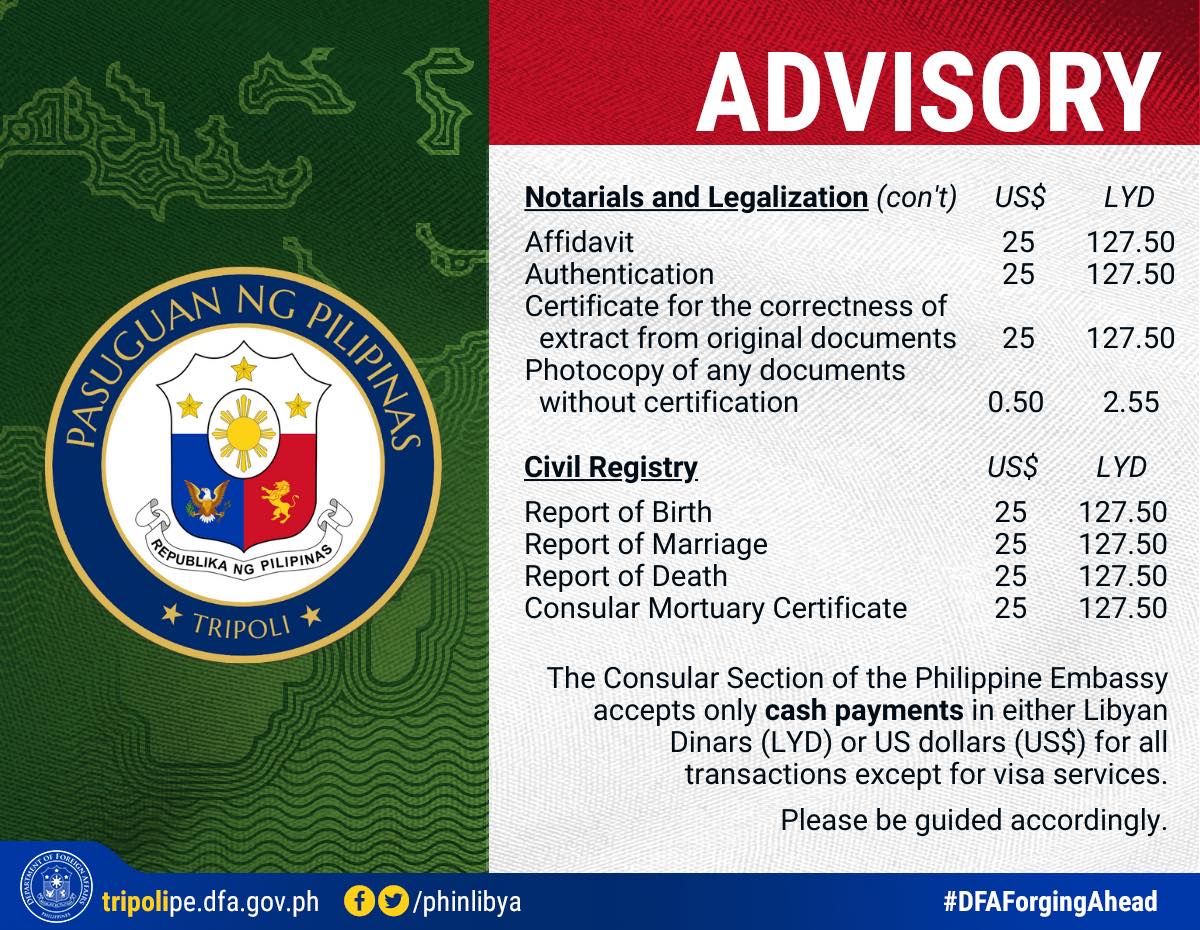Consular Fees 3