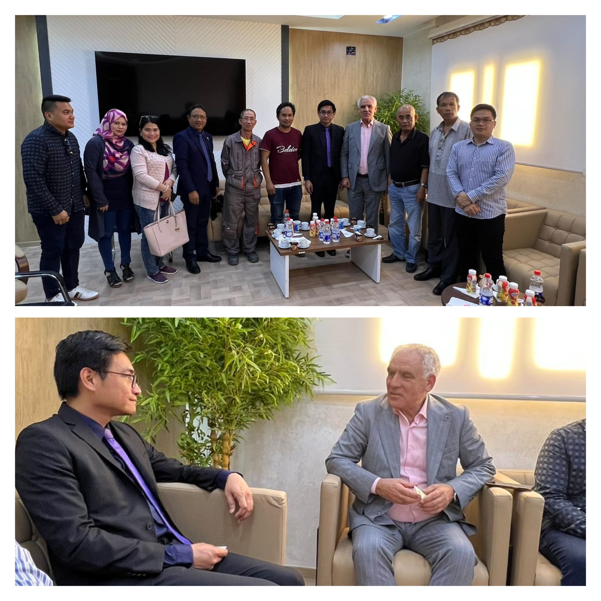 PHL Embassy calls on President of the Federation of Chamber of Commerce and Agriculture and Member of Parliament