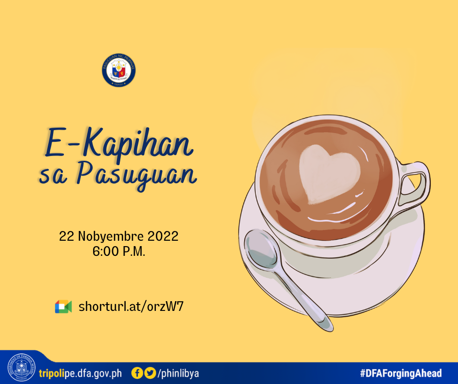 eKapihan sa Pasuguan 22 Nov 22
