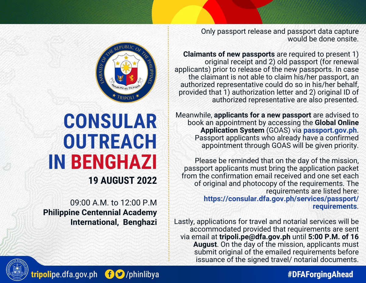 Consular Outreach Benghazi 19Aug2022