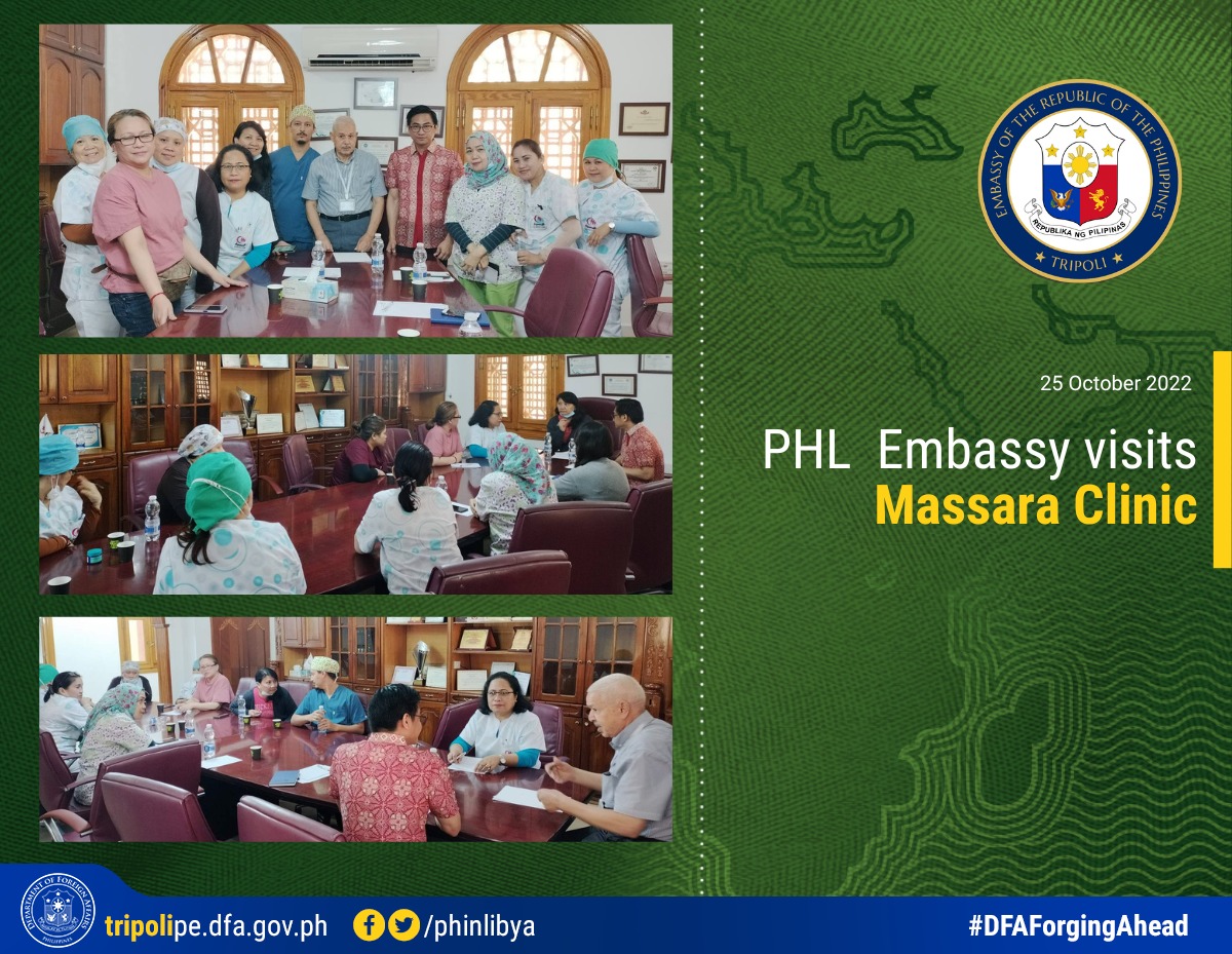 Philippine Embassy visits Massara Clinic