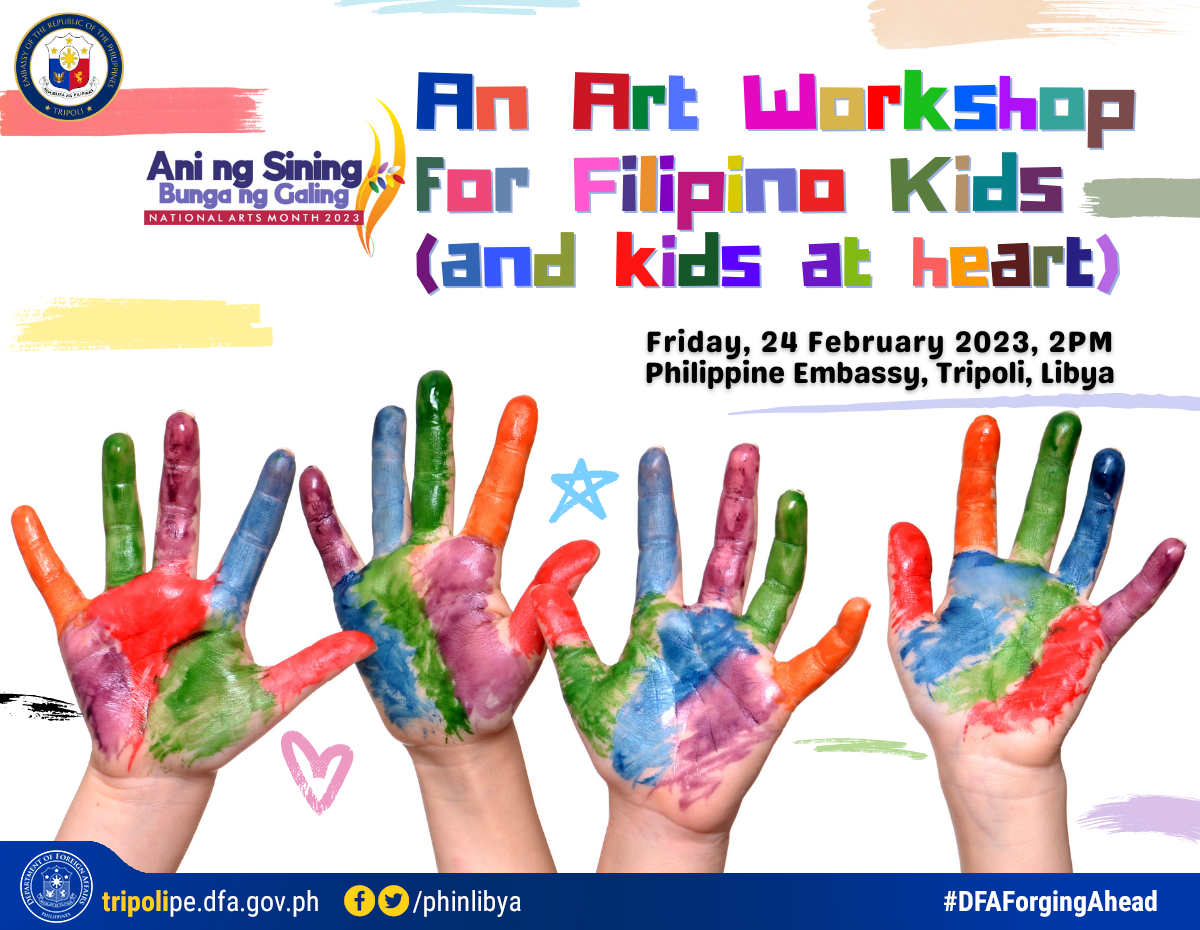 An Art Workshop for Filipino Kids and Kids at Heart 13 Feb 2023