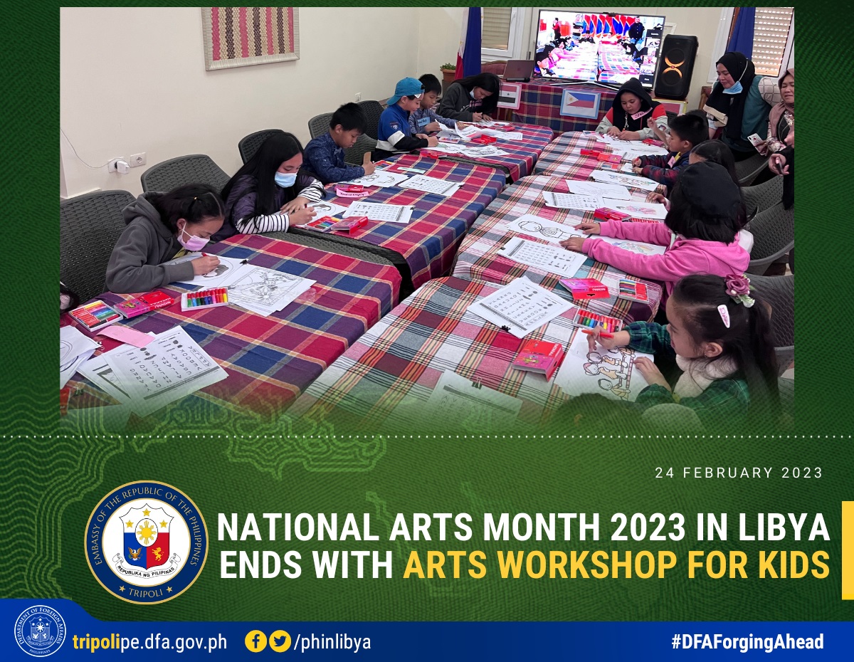 National arts Month 2023 in Libya Ends with Arts Workshop for Kids 1