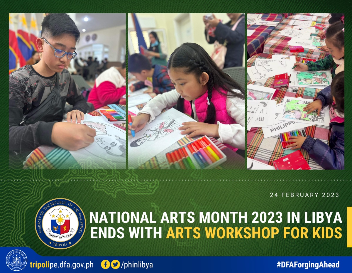 National arts Month 2023 in Libya Ends with Arts Workshop for Kids 3