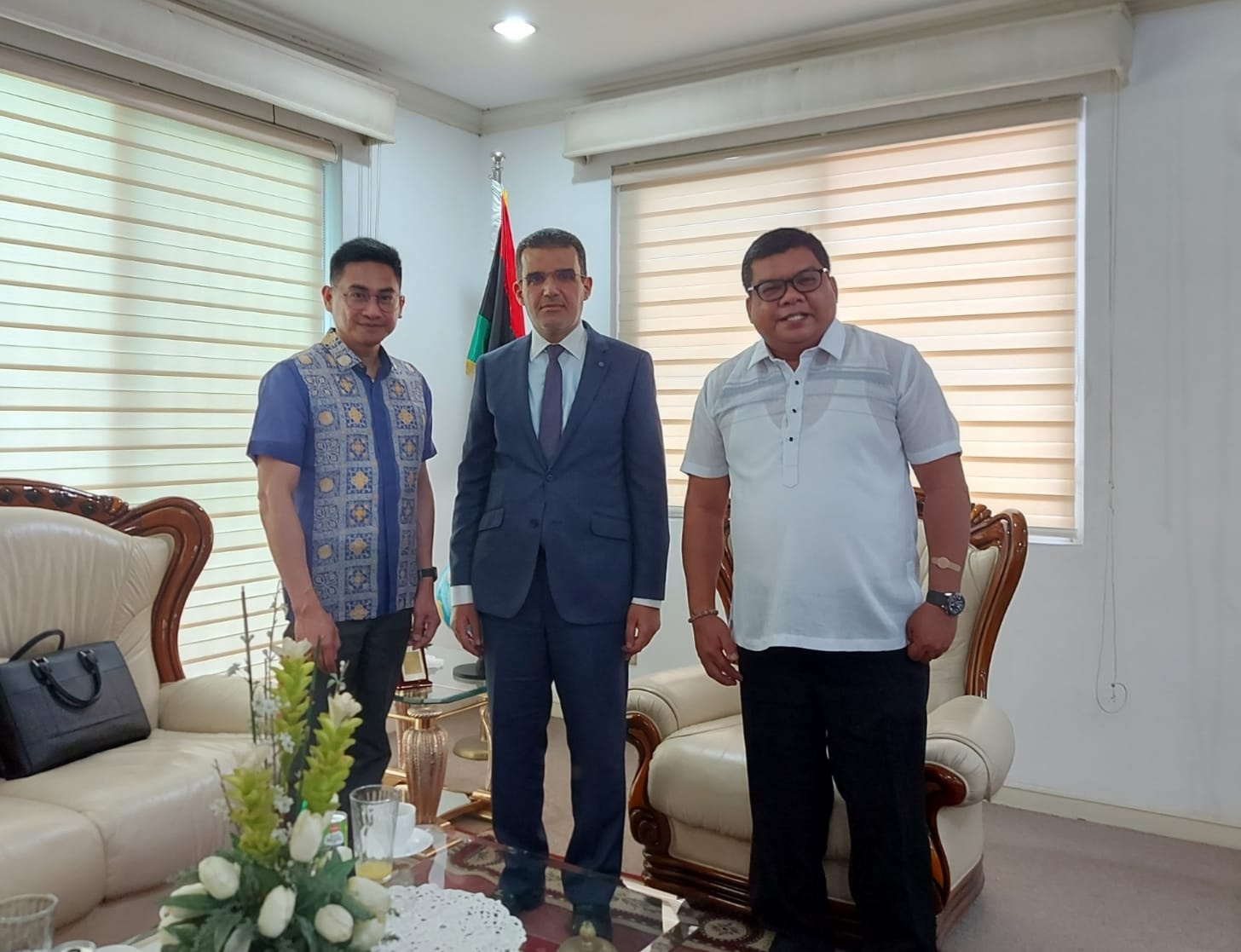 PHL Embassy meets with Libyan Embassy in Manila exchanges views on strengthening of bilateral relations